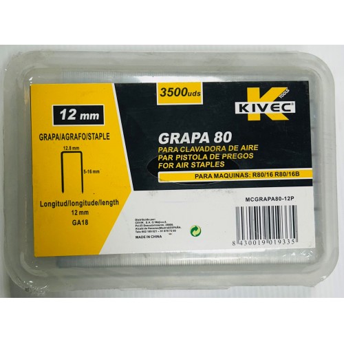 CAJA GRAPA 80 KIVEC MCGRAPA80